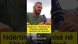 Ndërtimi i xhamisë në Shkabaj përplasë Policinë me banorët [upl. by Fallon]