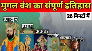 मुगल वंश संपूर्ण इतिहास । Mughal Empire । Mughal history । Mughal dynasty mughal mughalempire [upl. by Sacrod]