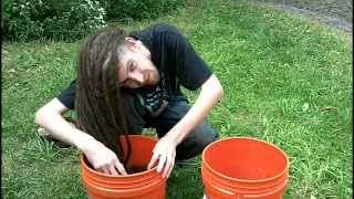 How to wash very long Dreadlocks [upl. by Lonnie136]