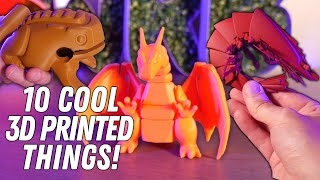 10 Cool 3D Prints  TimeLapse compilation  Printed on the ELEGOO Neptune 4 PRO 3D Printer [upl. by Eirrehc]