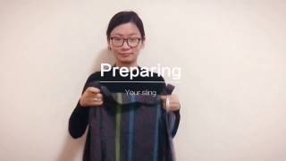 Vlokup Ring sling  How to put on baby ring sling [upl. by Betteanne488]