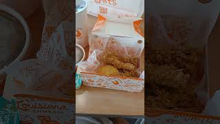 Popeyes 3 piece Popeyes fastfood [upl. by Ayotas485]