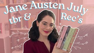 It’s Jane Austen July  My TBR and Recommendations [upl. by Ednihek]