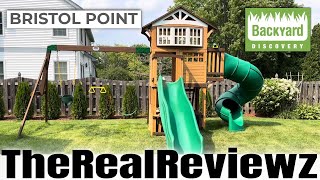 Backyard Discovery  Bristol Point Playset Review [upl. by Akemal]