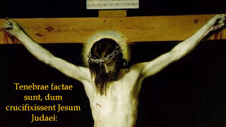 Tenebrae Factae Sunt  Good Friday Gregorian Chant Matins [upl. by Eneirda534]