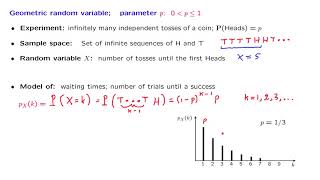 L057 Geometric Random Variables [upl. by Jemine]