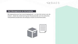 Het inkoopproces en kostprijs in de boekhouding  BAES Education [upl. by Fanechka]