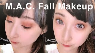 MAC Fall Makeup Demo  マックの秋ルック [upl. by Sieracki]