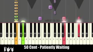 ♫ HOW TO PLAY 50 CENT quotPatiently Waitingquot Synthesia Piano Tutorial EASY♫ [upl. by Laundes]