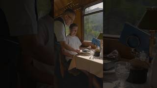 Mittagessen amp Feierabendbier im GourminoSpeisewagen gourmino rhaetischebahn [upl. by Adliwa609]