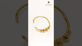 Gold Kada For Women Jewellery  Sunbera India goldaccessories [upl. by Ciapha]