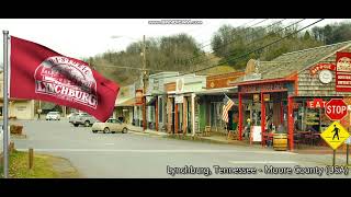 Lynchburg Tennessee Flag  Moore County [upl. by Narmis]