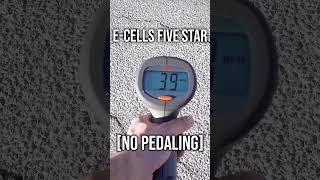 ECELLS Five Star vs Dual Star II vs Kingstar  Speed Run ecells ecellsebikes ebike electricbike [upl. by Alhan]