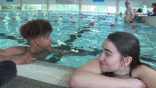 Angers  les nageurs sont heureux de la réouverture des piscines [upl. by Annaigroeg]