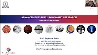 Expert Talk quotAdvancements in Fluid Dynamics Researchquot by Prof Saptarshi Basu from IISC Bangalore [upl. by Eikcin]