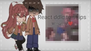 React DDLC to ships ᐠ ᐛ ᐟ Eng version [upl. by Nylavad432]