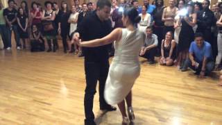 Melanie Torres and Gabriel Perez Sexy Salsa Social Dancing [upl. by Schoening]