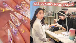 I Visited a Luxury Nail Salon in Korea 💸💅🏻 [upl. by Chute]