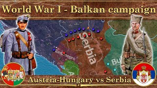 World War I  Balkan campaign ⚔️ AustriaHungary vs Serbia [upl. by Sanborne]