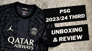 PSG 202324 match third jersey DriFIT ADV Unboxing amp Review [upl. by Emerick]