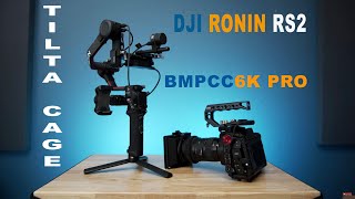 How to mount a BMPCC6k PRO on the DJI Ronin RS2 with a Tilta Cage [upl. by Horatio819]