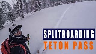 Splitboarding Teton Pass [upl. by Russom235]