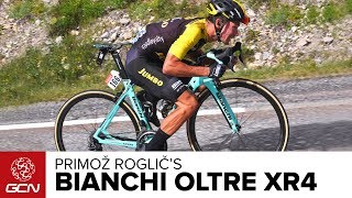 Primož Rogličs Bianchi Oltre XR4 [upl. by Eitirahc]