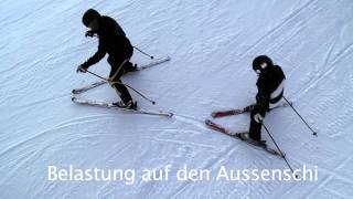 Skifahren lernen  der Pflugbogen [upl. by Lais]