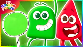 Green Means Go  FULL EPISODE  S1 E7  Learn Colours  Kids Cartoons  Colourblocks [upl. by Pierson37]