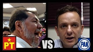 Gerardo Fernández Noroña VS Dip Carlos Torres PAN en BC  La historia completa [upl. by Ulah]