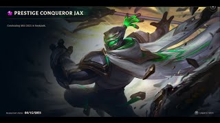 PRESTIGE CONQUEROR JAX SKIN SPOTLIGHT09242024 [upl. by Christiane690]