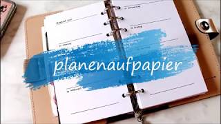 Herzlich willkommen auf meinem Kanal planenaufpapier  Kanaltrailer  Filofaxing  BuJo [upl. by Elvie]