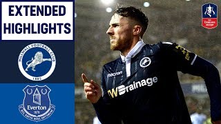 Last Gasp Wallace Winner Stuns Everton  Millwall 32 Everton  Emirates FA Cup 201819 [upl. by Atinid]