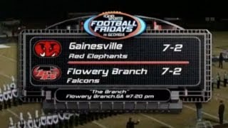 Gainesville vs Flowery Branch  Nov 9 2012 [upl. by Virnelli]