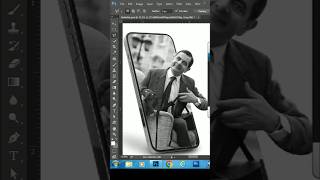 Mr Bin in photoshop tutoral ll Adobe Illustrator short videoshorts Photoshop tutorial [upl. by Nasho380]