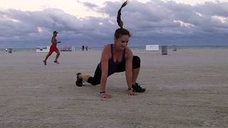 Groiners  Dynamic Warmup  Exercise Demo  Maria Sollon Fitness  Groovy Sweat Productions [upl. by Godliman]