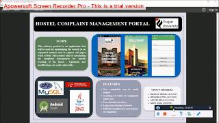 Hostel Complaint Management Portal  Software Engineering UCS503 Project  Thapar UniversityTIET [upl. by Jones]