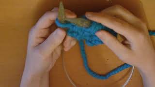 How to increase in Moss Stitch US Seed Stitch [upl. by Neeliak758]