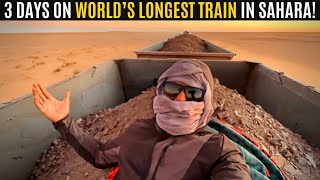 Almost DIED on the Worlds Worst Train in Sahara Desert 🇲🇷 [upl. by Hteazile]