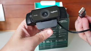 Melhor webcam para o youtube Unboxing Logitech C922 [upl. by Buller700]