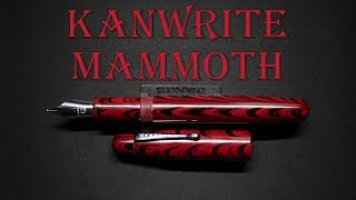 Styloplume Kanwrite Mammoth nib 9 présentation essai et avis [upl. by Nylloh557]