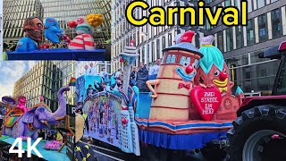 Carnival Karneval Parade 2024 Düsseldrof Germany 🥳🤡 4K  part 13 [upl. by Marillin]