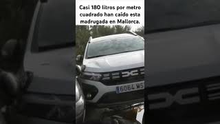 Casi 180 litros por metro cuadrado han caído esta madrugada en Mallorca noticias inundacion dana [upl. by Sara326]