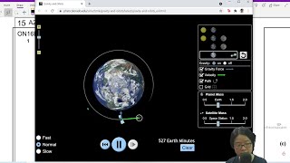 131b Ex1 ON16 P41 Q1 Geostationary Satellite  A2 GFields  Cambridge A Level 9702 Physics [upl. by Leede]