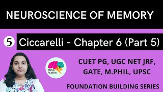 PSYCHOLOGY Ciccarelli Chapter 6  Part 5  NEUROSCIENCE OF MEMORY  Mind Review [upl. by Yenaled687]