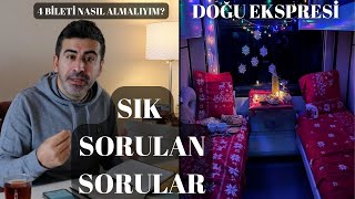 Doğu Ekspresi Sık Sorulan Sorular  Klasik Bilgilerin Dışında Bir Video [upl. by Sonni660]