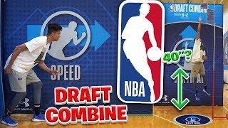 MY NBA DRAFT COMBINE DEBUT [upl. by Letsou]