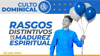 Tema Rasgos distintivos de la madurez espiritual  Tercer culto de adoración [upl. by Amelita]