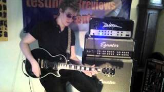 Testing123reviews Presents Line 6 POD HD400 Tones with a Les Paul [upl. by Milman423]