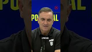 Carvalhal sobre a pressão de jogar com o Vitória de Guimarães [upl. by Namrehs]